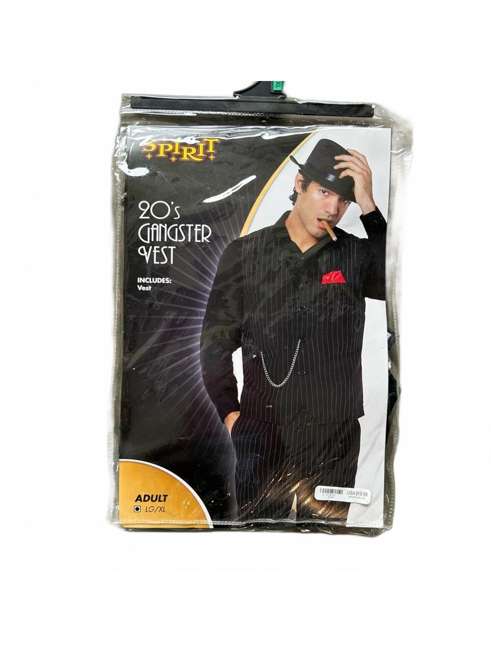 Spirit Halloween 20s Gangster Vest | Men’s Size Large/Extra Large ~ New